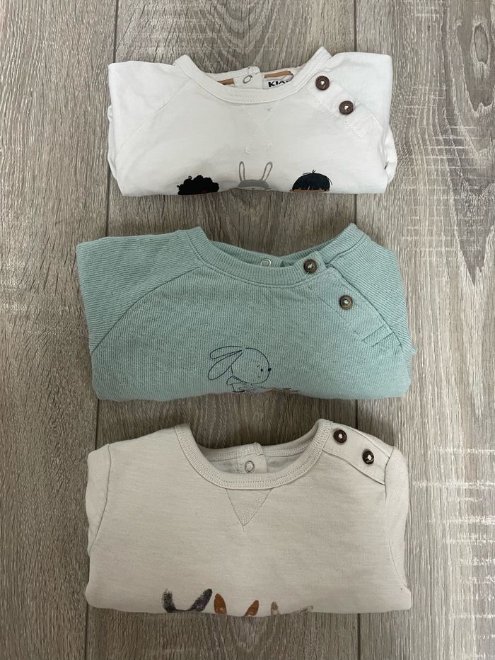 Lot de 3 hauts manches longues KIABI - photo numéro 2