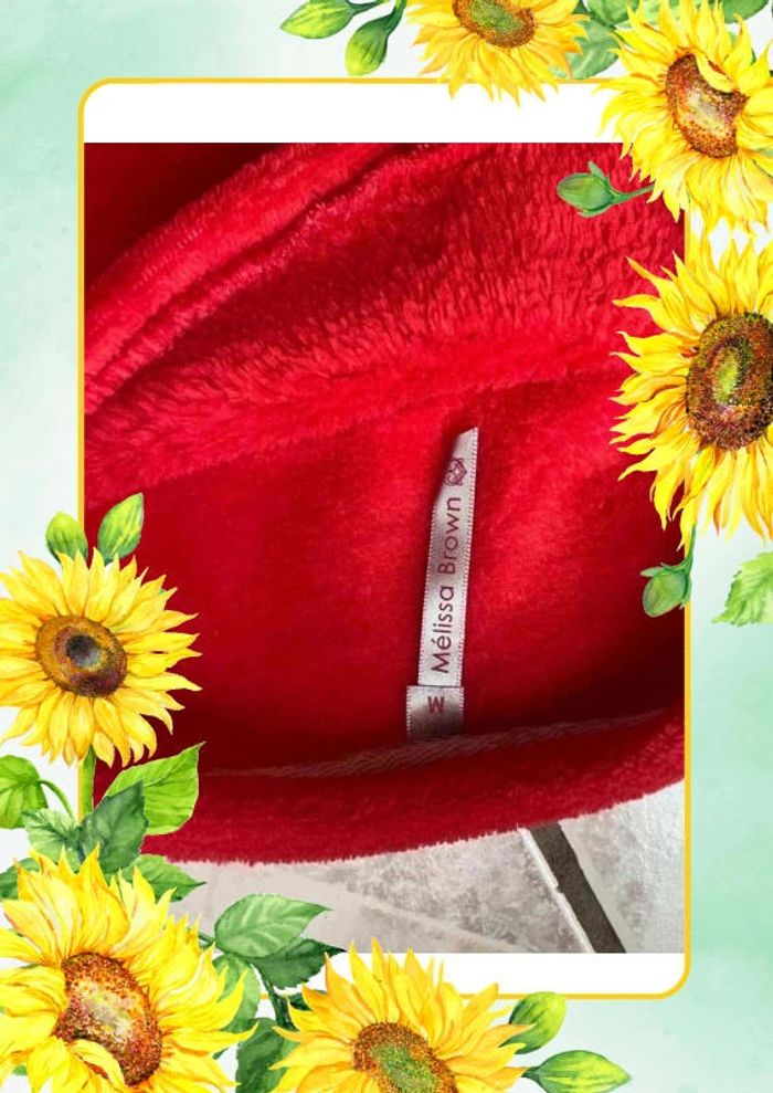 Ensemble Mélissa Brown M rouge beige rose renne - photo numéro 4