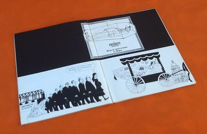 Cabu Les aventures de Madame Pompidou (1972) Editions de Square - photo numéro 5