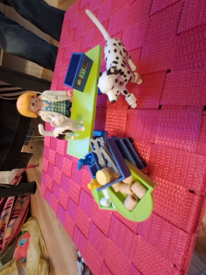 Vétérinaire et mini ferme playmobil