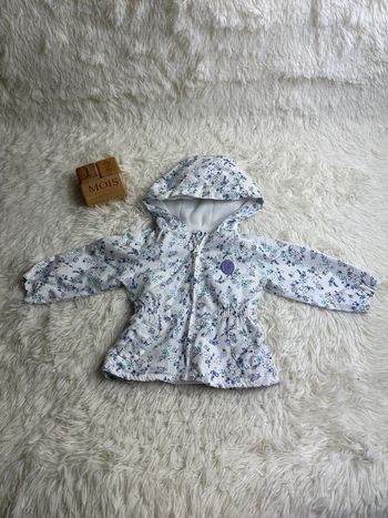 Veste imperméable et fourrée mots d’enfants taille 12 mois