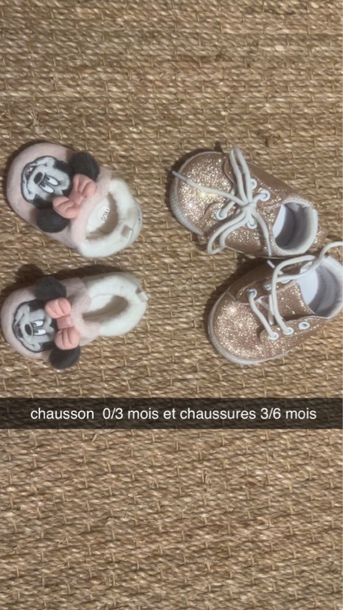 chausson et chaussure bébé