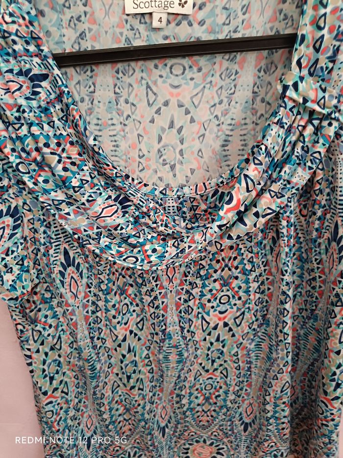 Blouse colorée Scottage T.4 ( 42) - photo numéro 9