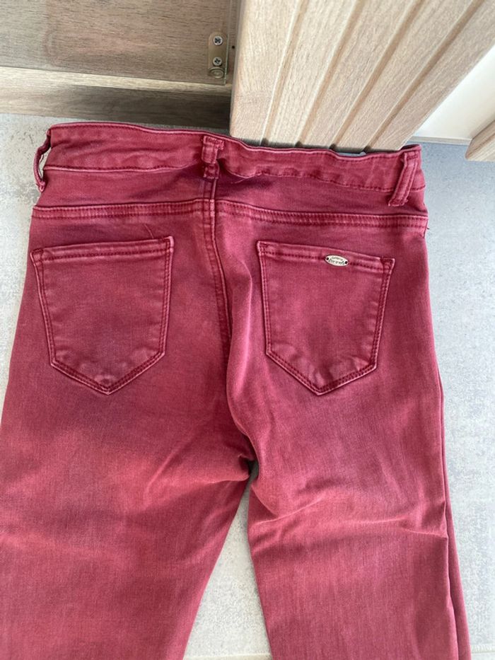 Pantalon garçon bordeaux taille 36 - photo numéro 8