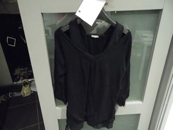 haut noir in extenso taille S
