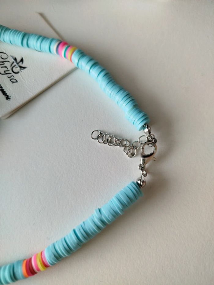 Ensemble de bijoux bleu neuf pour fillette - photo numéro 5