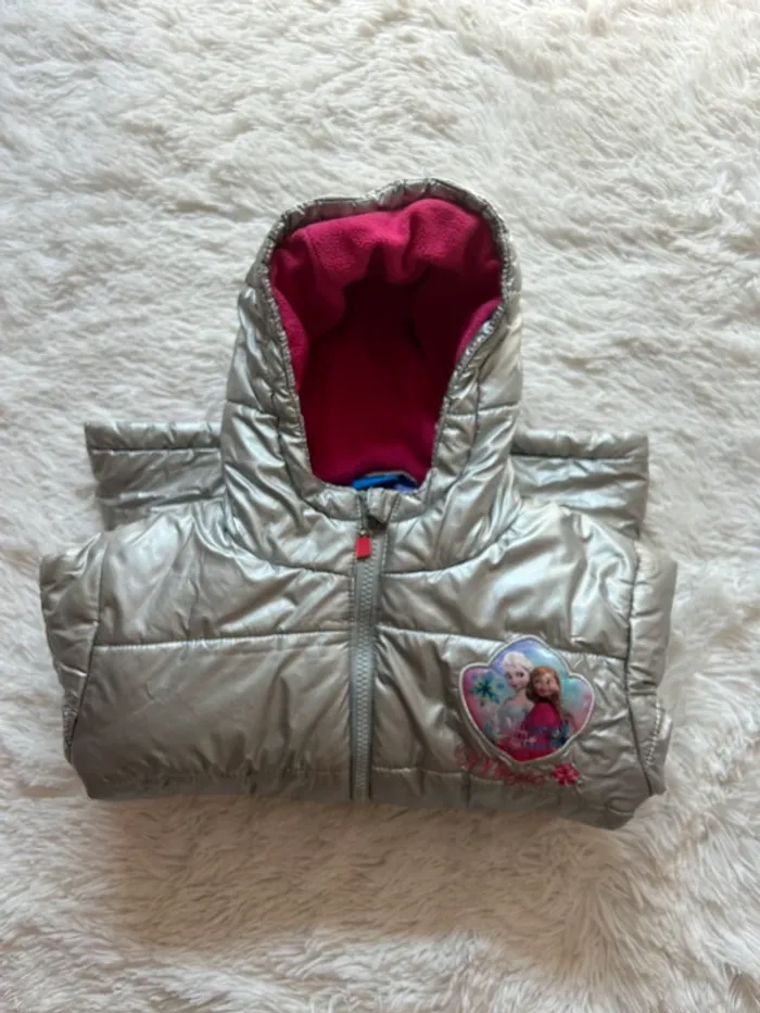 Manteau / doudoune la reine des neiges - photo numéro 4