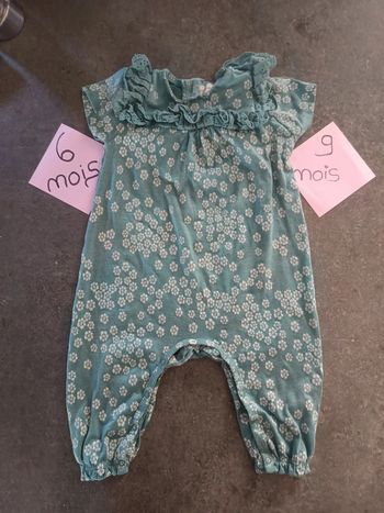 Combinaison pantalon été 6/9 mois