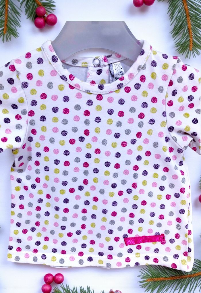 ORCHESTRA - LOT 6P BÉBÉ FILLE MÊME COLLECTION AVEC BRODERIES FLEURS & OISEAUX 1M - photo numéro 8