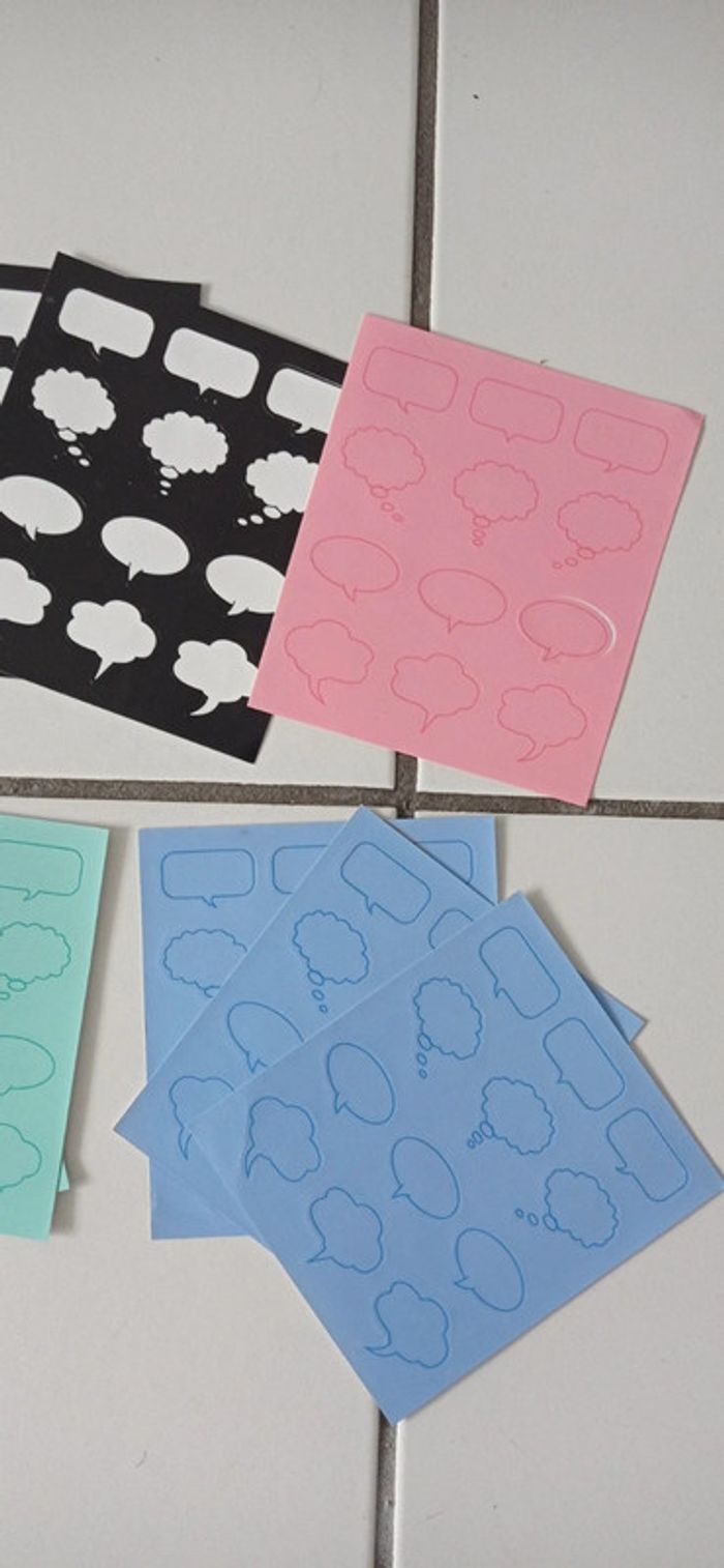 Planche de stickers Bulle - photo numéro 3
