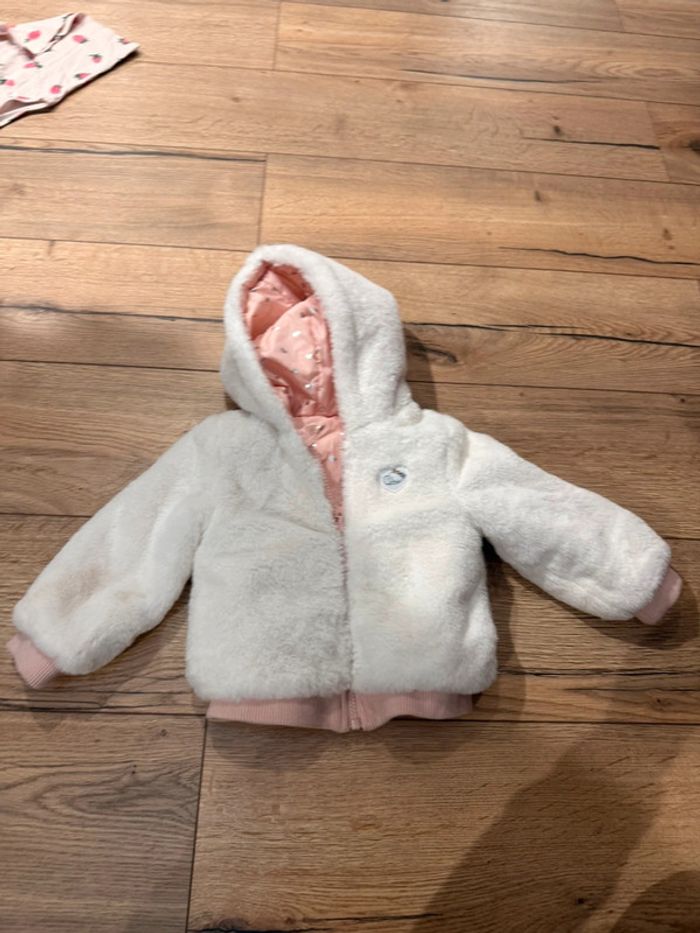 blouson moumoute réversible
