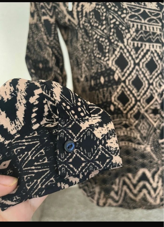 Blouse manches longues savane Mim taille 40 - photo numéro 3