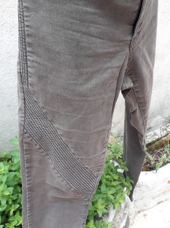 Jean fantaisie marron