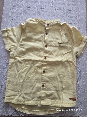 Chemise col tunisien