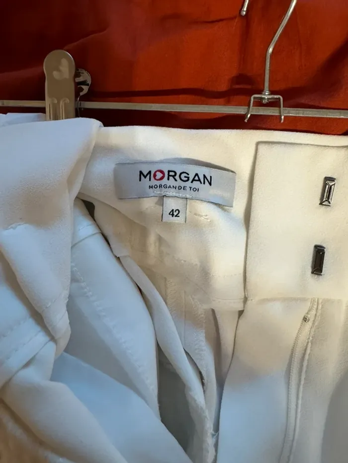 Magnifique pantalon paperbag ceinturé Morgan 42 - photo numéro 4