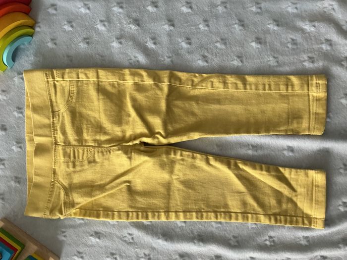 jean slim jaune taille élastique 24 mois boite à malices - photo numéro 4