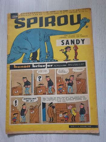 Sublime spirou ancien vintage