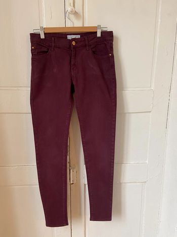 Slim Mango bordeaux taille 38