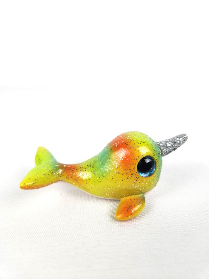 Figurine TY Mini Boos - Nori le Narval - Paillettes - Collection - photo numéro 4