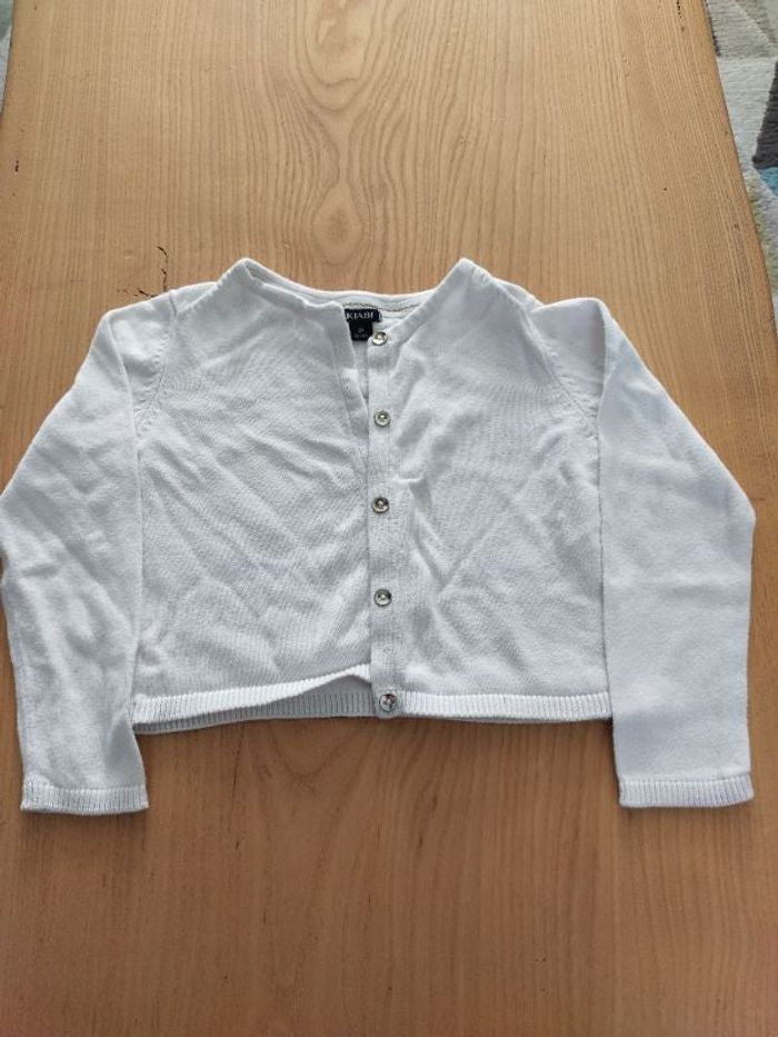 Gilet court manches longues