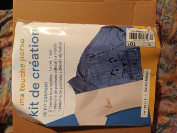 Kit de creation pour vetement