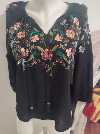 #kytieXSfemme. Chemise blouse manches 3/4 taille XS