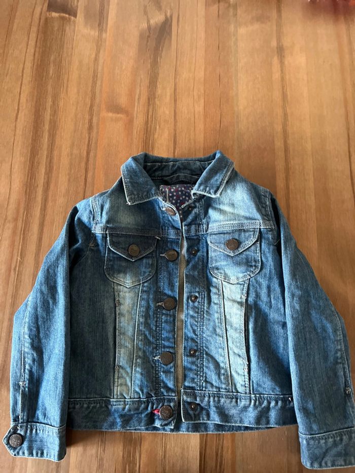 Veste en jean fille 4 ans