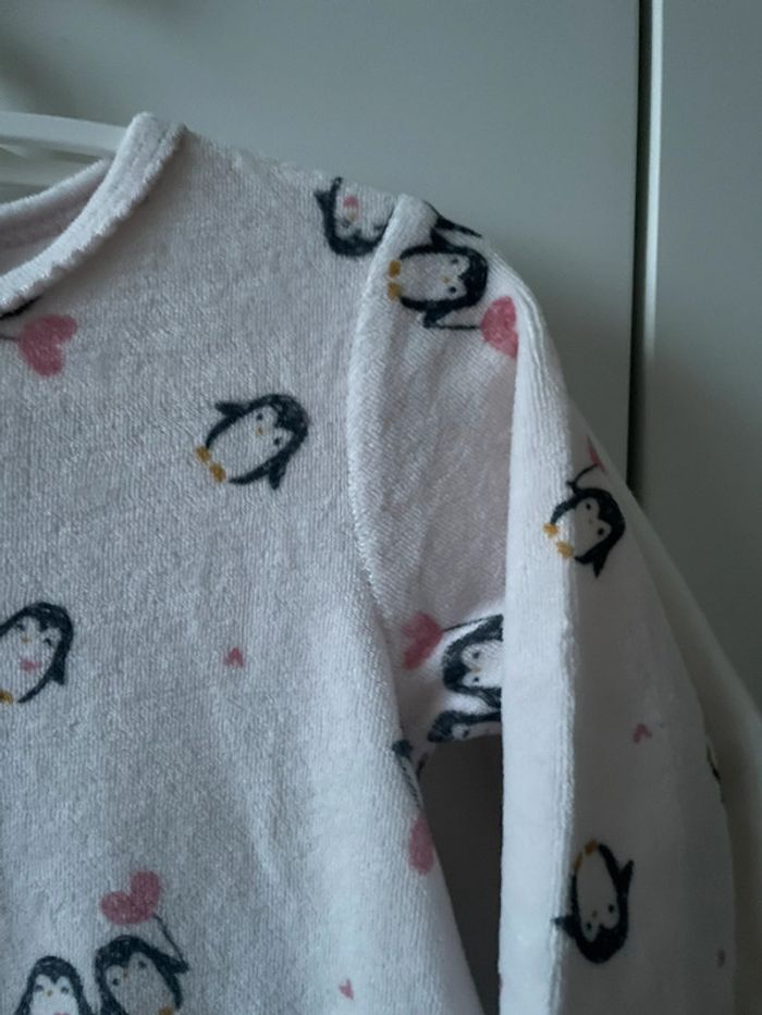 Duo pyjama lot 18 mois velours antidérapants - photo numéro 3