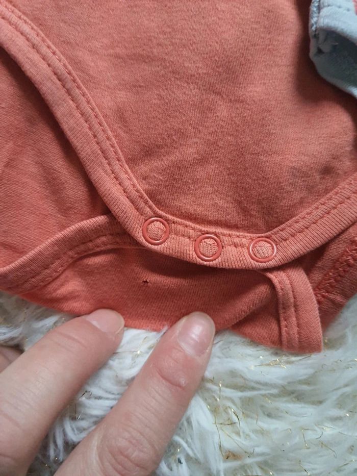 🌺 body bebe garcon 6 mois tape a l oeil - photo numéro 3