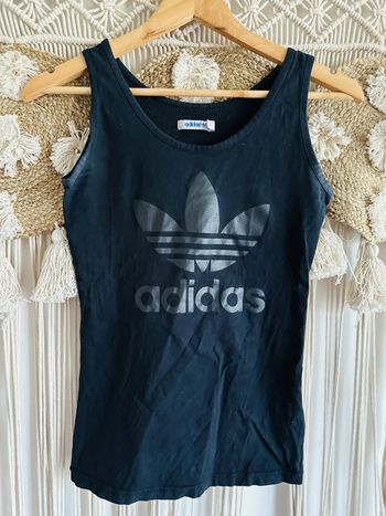 Débardeur noir Adidas taille M
