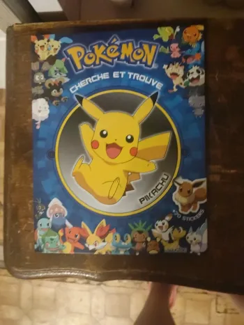 Livre cherche et trouve pokémon