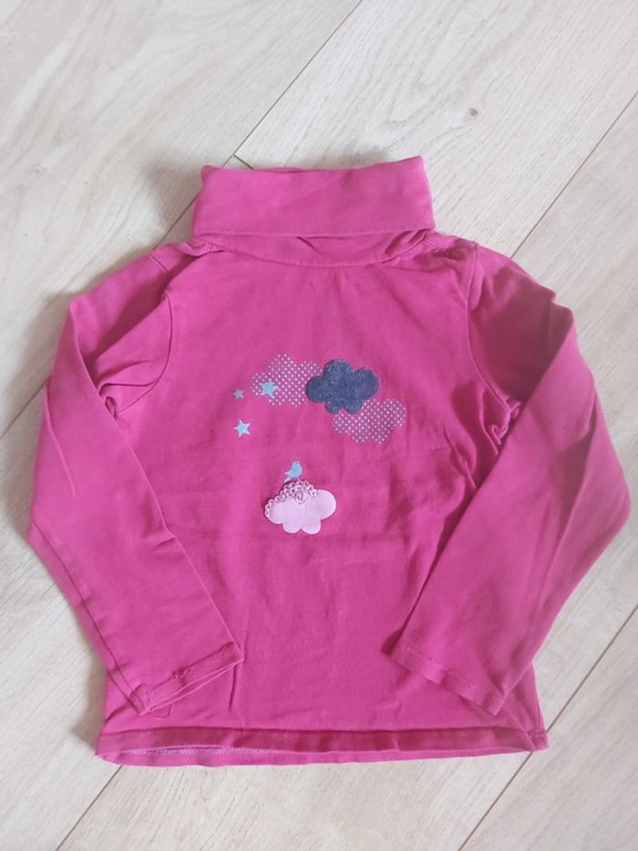 Lot de 3 tee-shirts col roulés fille Obaībi 3 ans (78) - photo numéro 5