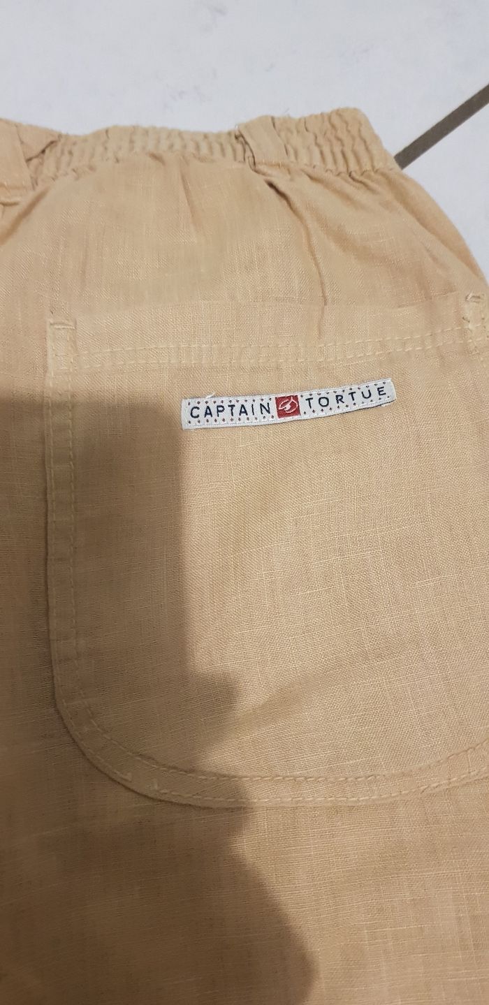 Pantacourt en lin 12 ans - photo numéro 3