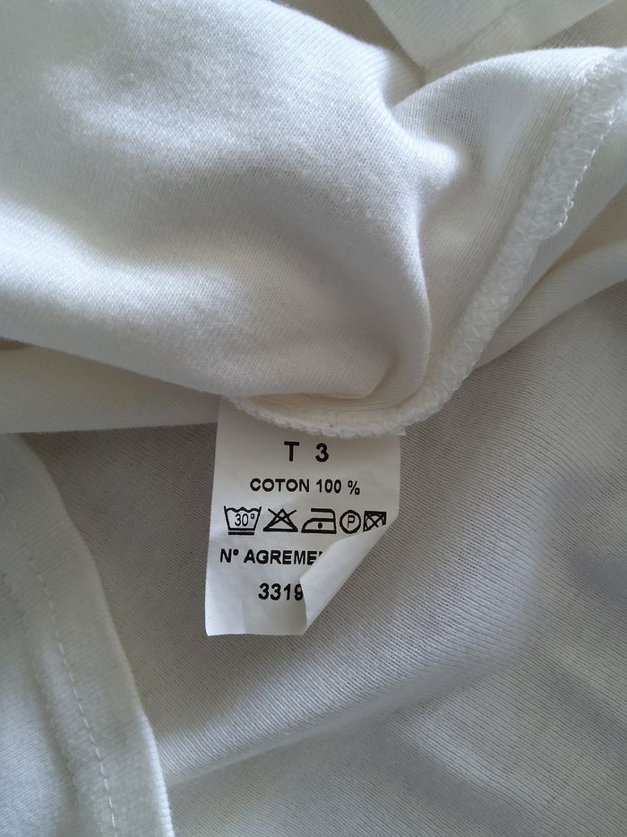 Maillot de corps blanc ML - photo numéro 4