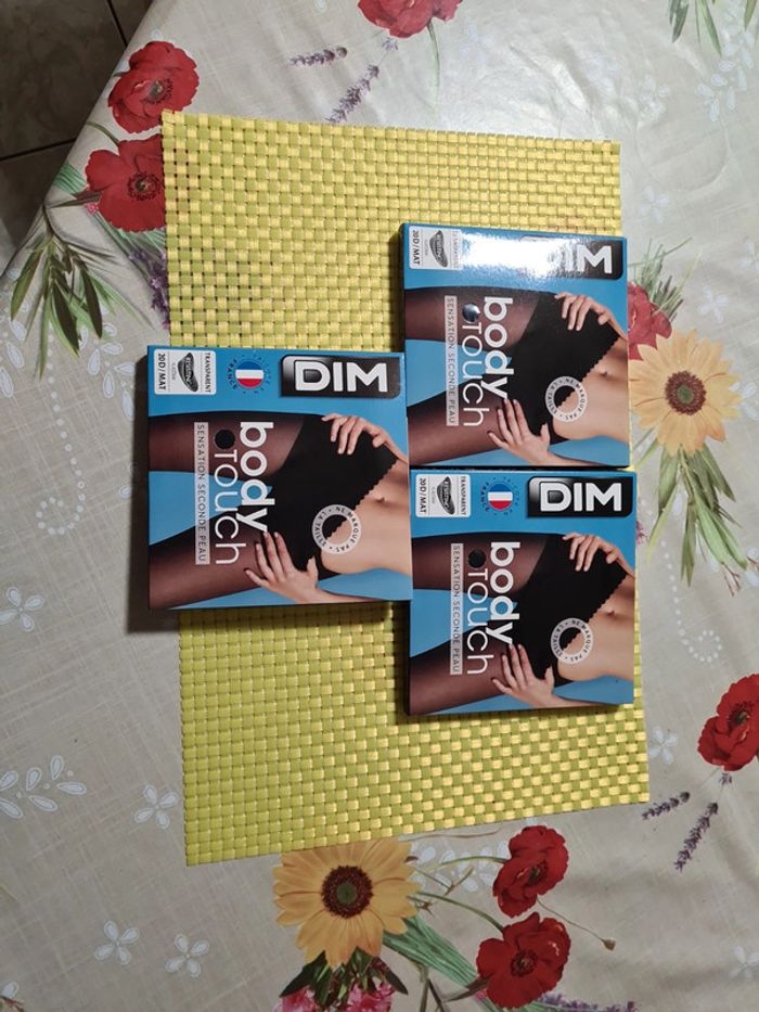 Lot de 3 collants taille 2 noir  Dim - photo numéro 10