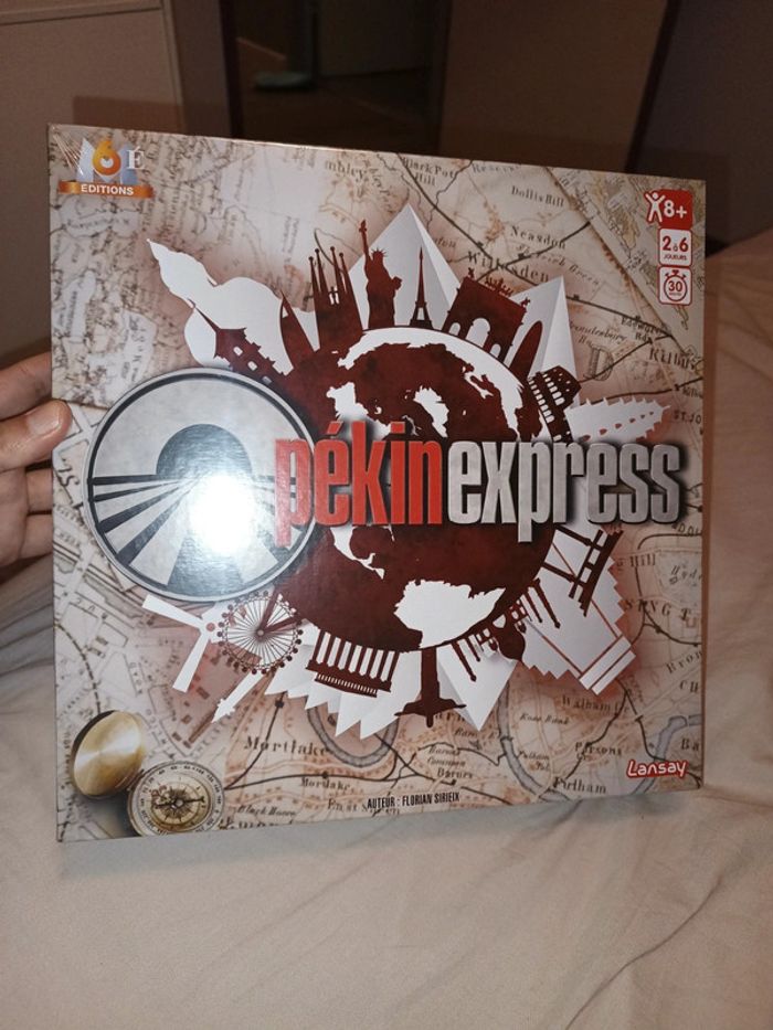 Pékin express jeu de societe partez a l'aventure en famille lansay neuf