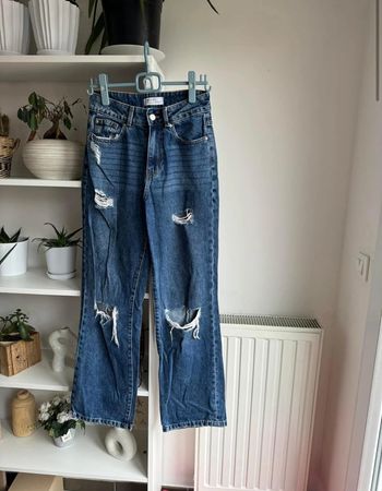 Jean straight destroy