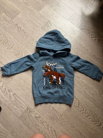 Sweat-shirt à capuche dinosaure