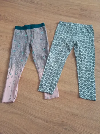 lot 2 leggings 6 ans