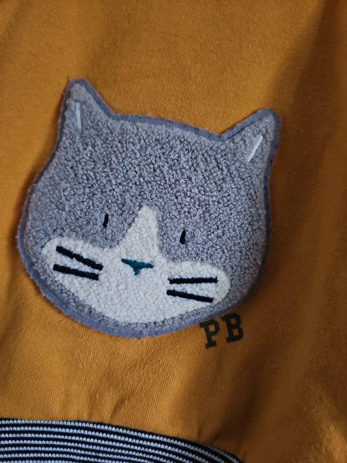 Sweat petit bateau chat - photo numéro 2