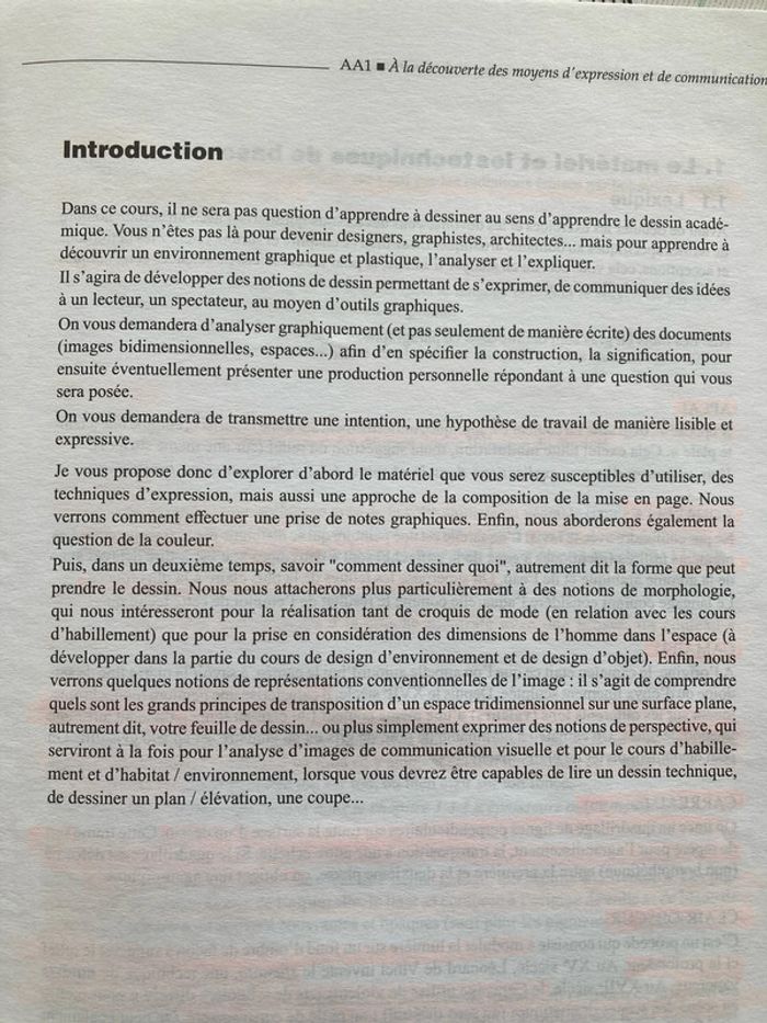 Fascicule CNED – Arts appliqués - Moyens d'expression et communication - photo numéro 4