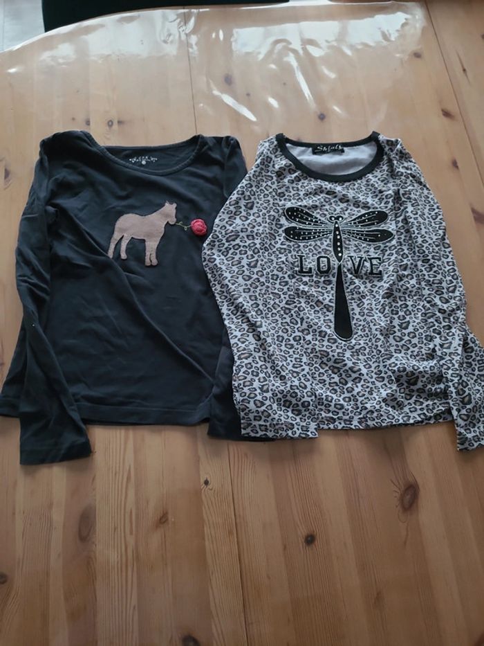 Lot t shirt manches longues