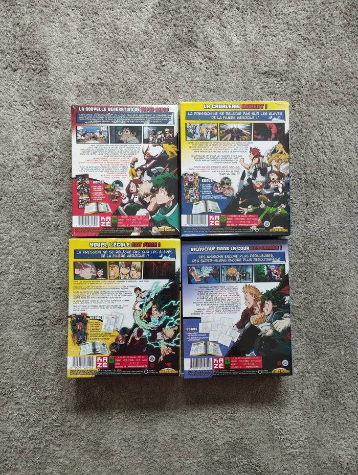 Coffret blu-ray collector saison 1-4 my hero académia - photo numéro 2