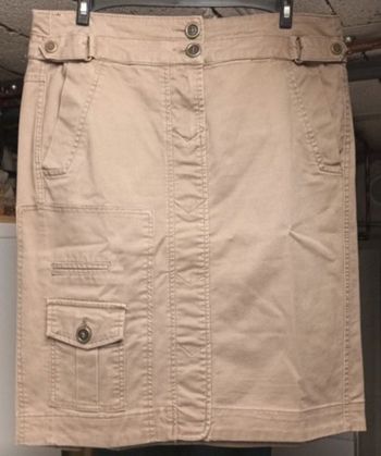 Jupe marron Camaïeu