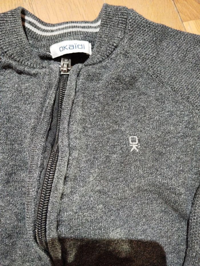 Gilet zippé Okaïdi 3 ans 🧸 - photo numéro 3