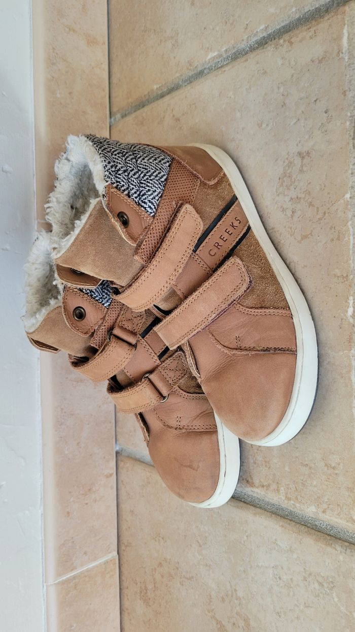 Bottines en cuir Creeks pointure 34 - photo numéro 2