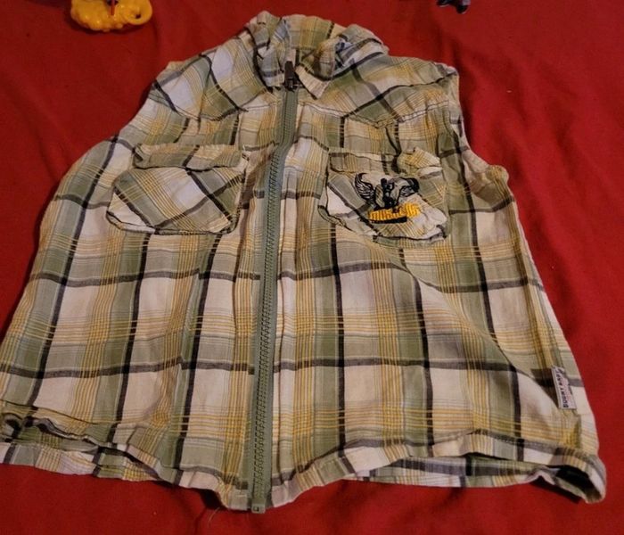 Chemise zippe sans manches - photo numéro 2
