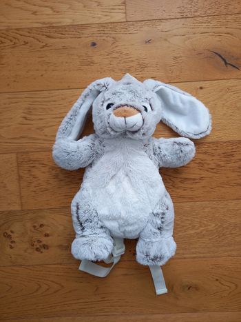 Sac à dos peluche lapin