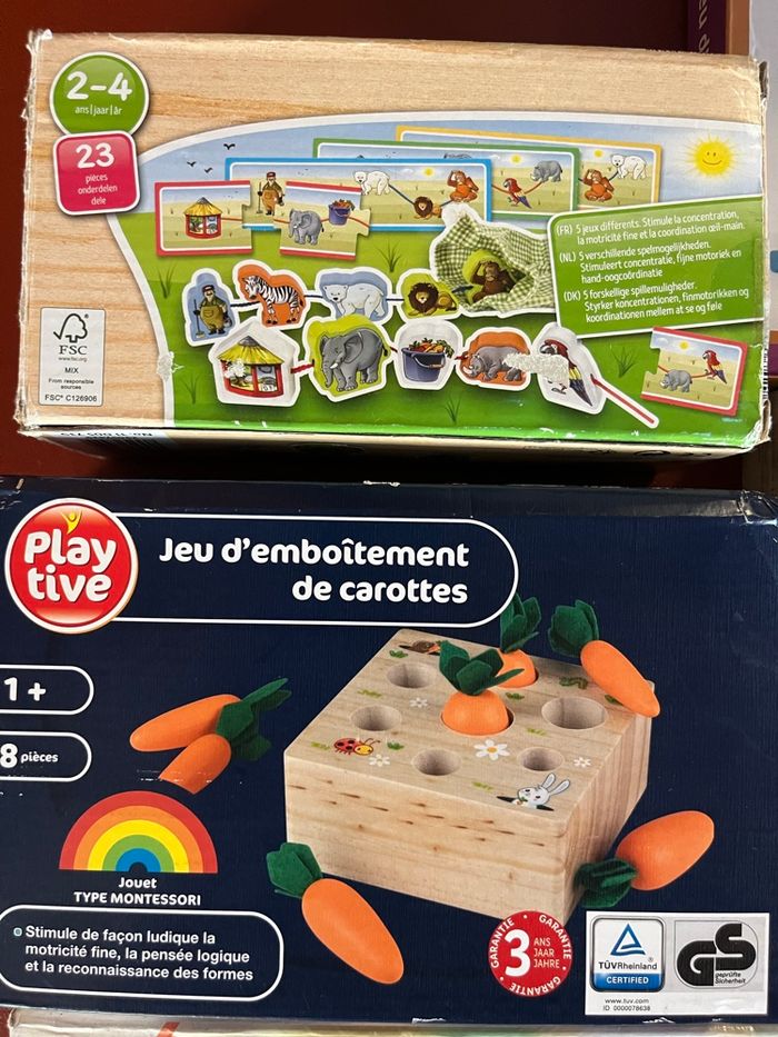 Lot de jeux 1er âge en bois - photo numéro 5