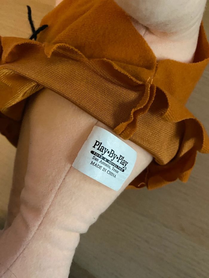 Peluche 1993 Hanna barbera pierrafeu Barney rubble flintstones - photo numéro 4
